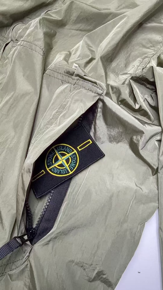 레플리카 명품 [STONE ISLAND] 스톤아일랜드 메탈 나일론 바람막이 후드 자켓 02 3컬러 블랙/그레이/그린 남성용 실사 디테일! - 포장 실사 7