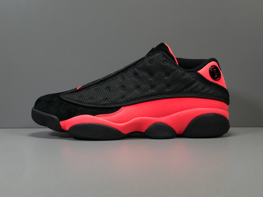 [AIR JORDAN] 클롯 X 에어 조던 13 로우 블랙 인프라레드 AT3102-006  남녀공용 (PKGOD공장)