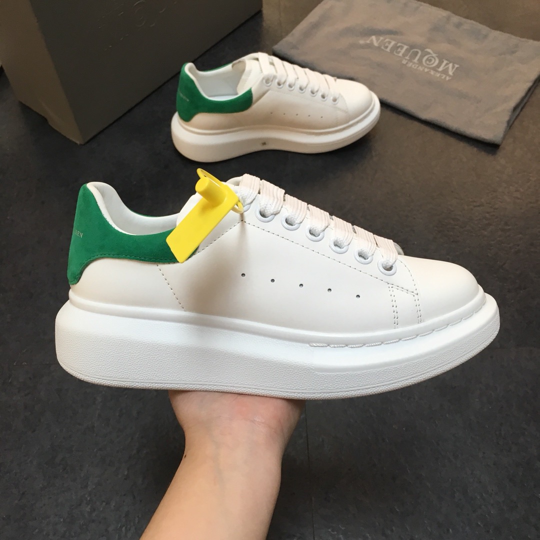 [Alexander McQUEEN] 알렉산더맥퀸 오버솔 그린 스웨이드탭 남녀공용