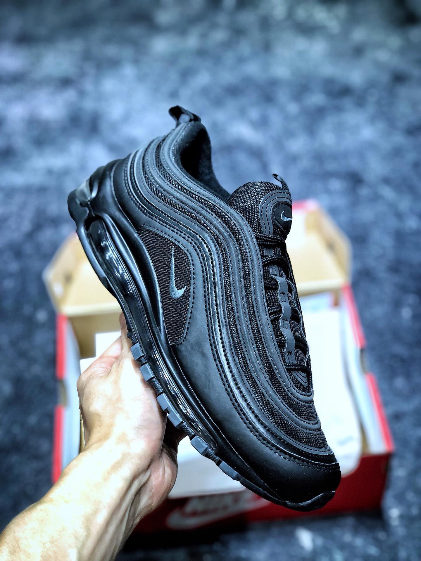 [NIKE] 나이키 에어맥스97 OG 트리플블랙 921733-001 남녀공용