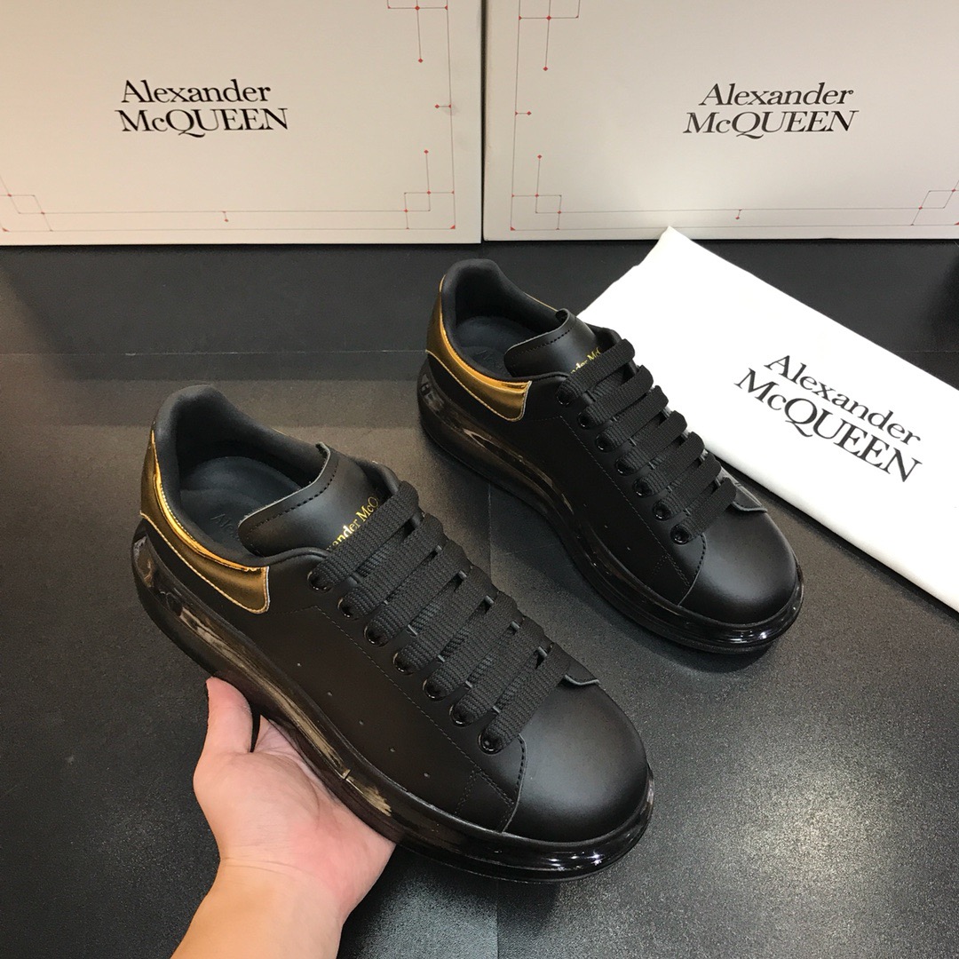 [Alexander McQUEEN] 19FW 알렉산더 맥퀸 에어오버솔 블랙 골드탭 남녀공용