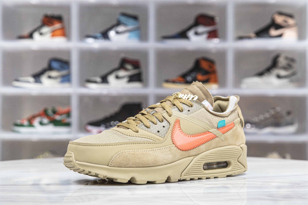 [NIKE] 나이키 X 오프화이트 에어맥스90 데저트오어 AA7293-200 남녀공용 (H12공장)