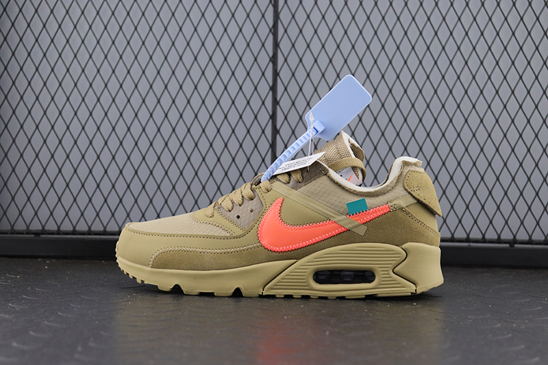 [NIKE] 나이키 X 오프화이트 에어맥스90 데저트오어 AA7293-200 남성용 (OWF공장)