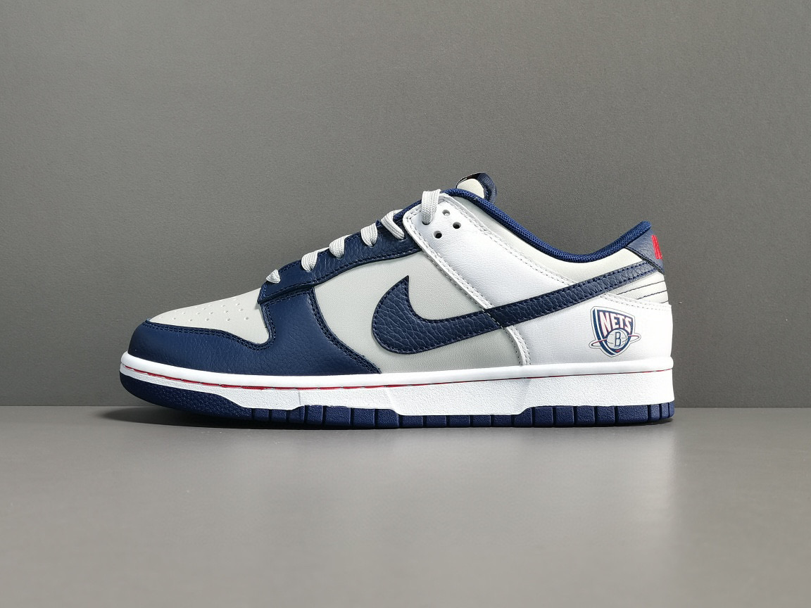 [NIKE] 나이키 덩크 로우 레트로 브루클린 네츠 EMB 75th Anniversary DD3363-001 남녀공용 (PKgod버전)