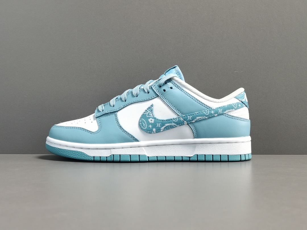 [NIKE] 나이키 덩크 로우 블루 페이즐리 우먼즈 DH4401-101 남녀공용 (PKgod버전)