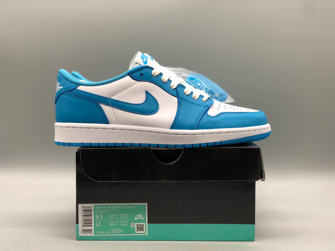 [AIR JORDAN] 에어조던1 로우 유니버시티 블루 UNC CJ7891-401 남녀공용