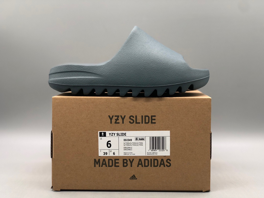[ADIDAS] 아디다스 X 이지부스트 슬라이드 슬레이트 마린 ID2349 남녀공용 (LW공장)