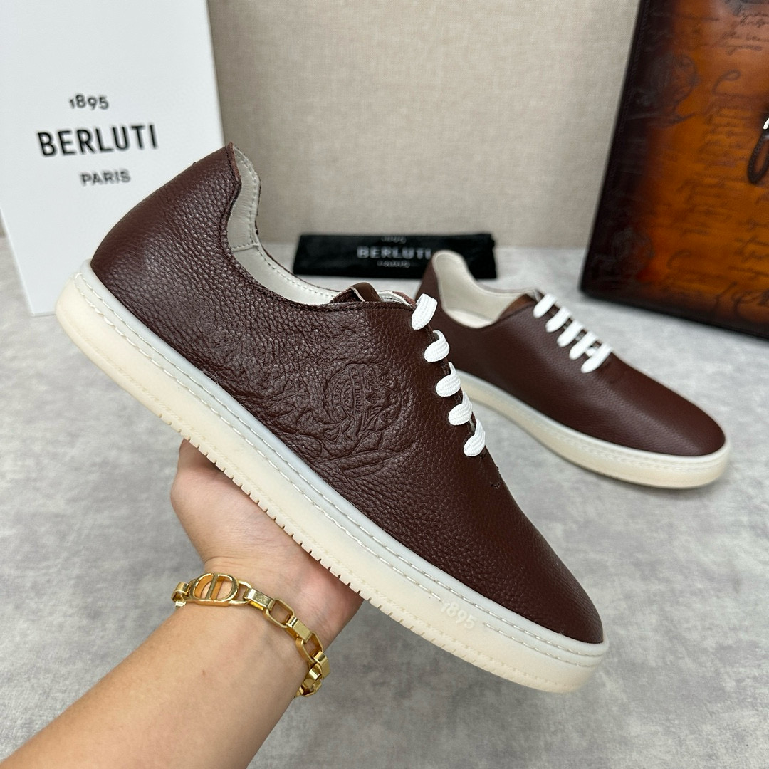 [BERLUTI] 벨루티 Eden 에덴 스크리토 레더 스니커즈 남성용