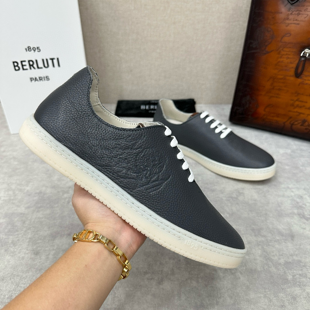 [BERLUTI] 벨루티 Eden 에덴 스크리토 레더 스니커즈 남성용