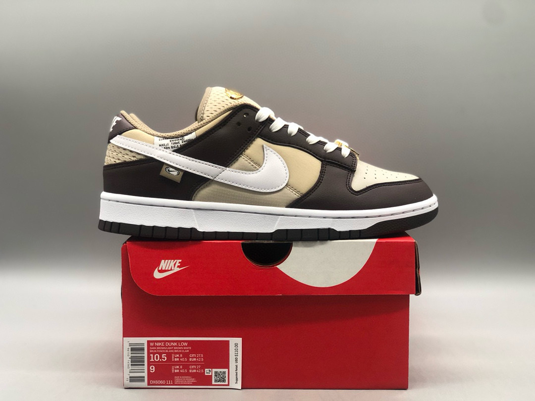 [NIKE] 나이키 덩크 로우 브라운 우먼스 DX6060-111 남녀공용