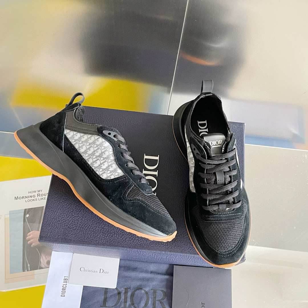 [DIOR] 디올 B25 러너 오블리크 로우 스니커즈 남성용