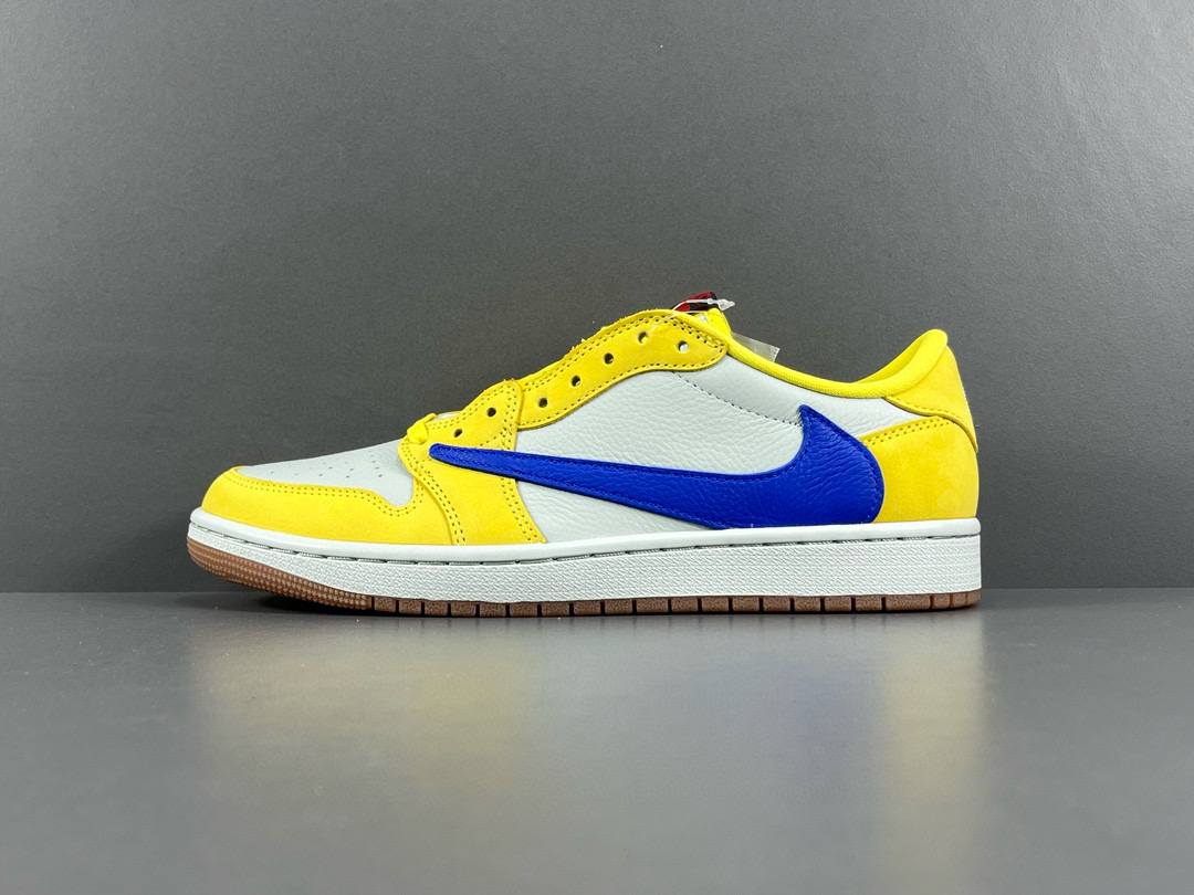 [AIR JORDAN] 트래비스 스캇 x 에어조던1 우먼스 로우 카나리 DZ4137-700 남녀공용 (PK공장)