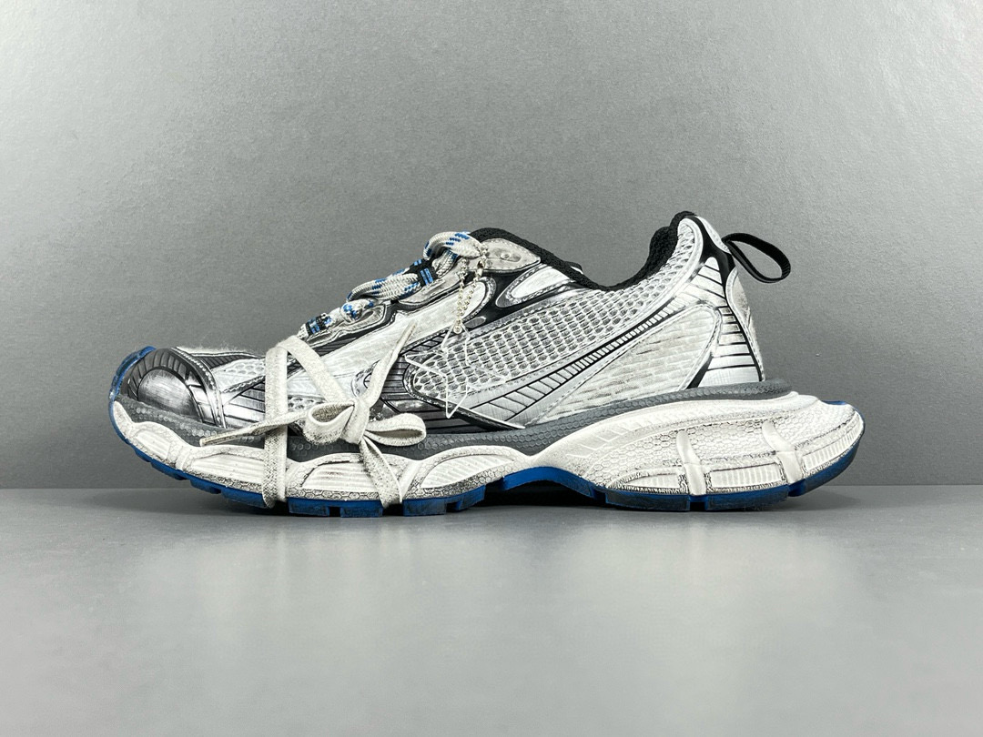 [BALENCIAGA] 발렌시아가 3XL 화이트 그레이 블루 남녀공용 (X공장)