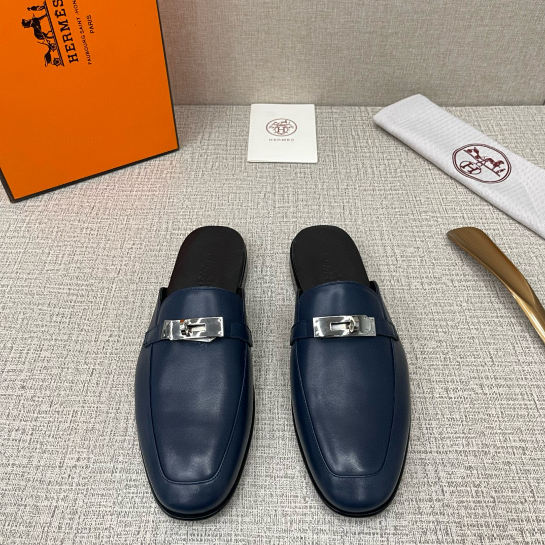 [HERMES] 에르메스 켈리 오즈 뮬 블로퍼 남성용