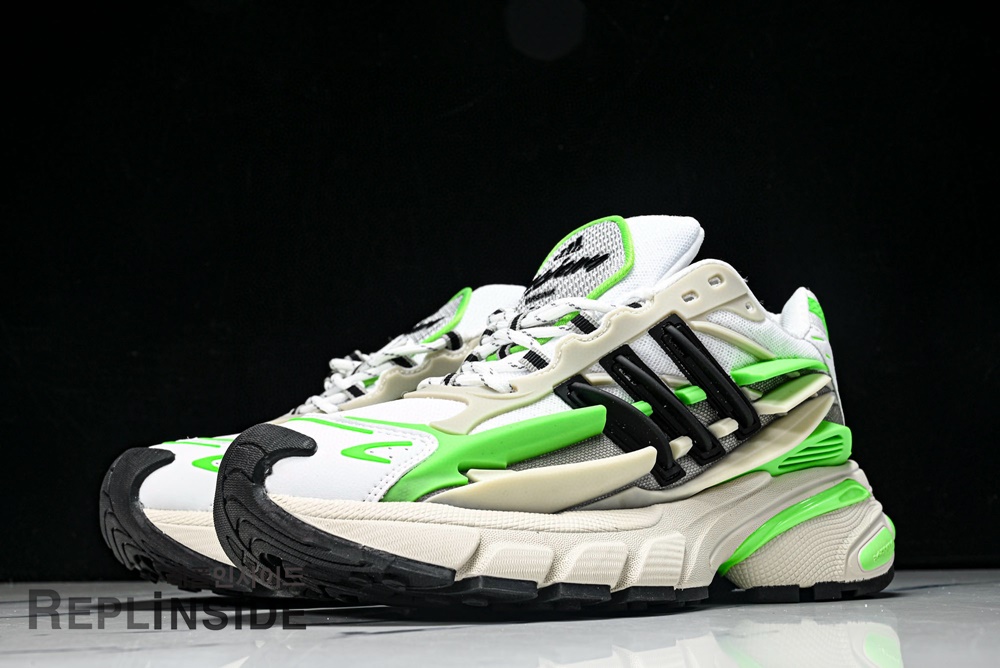 아디다스 x 퍼렐 윌리엄스 젤리피시 포커스 JP9260 포커스 올리브 측면 디테일컷 #아디다스레플 #퍼렐윌리엄스운동화 #프리미엄레플리카 #레플신발추천 #아디스타젤리피시