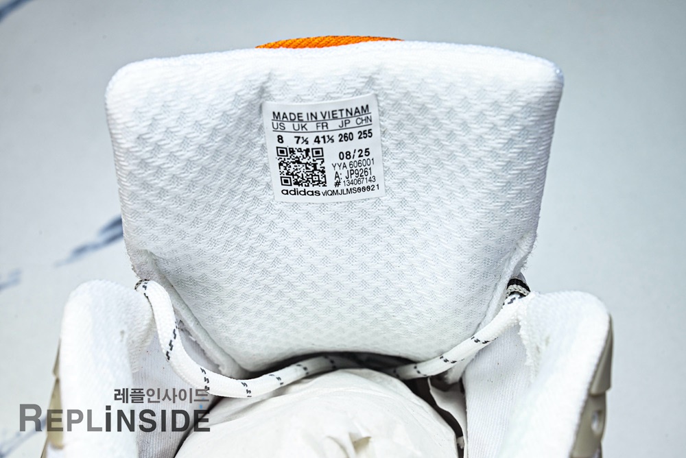 아디다스 퍼렐 윌리엄스 젤리피시 오렌지 포커스 실물 디테일 컷 7 #레플운동화추천 #젤리피시스니커즈 #아디다스레플리카