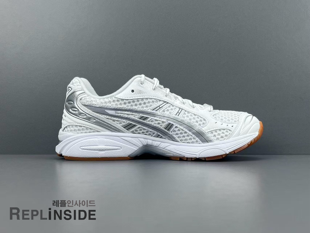 레플리카 명품 [ASICS] 아식스 x 아페쎄 젤 카야노 14 화이트 퓨어 실버 1203A727-100 남녀공용 (ZH공장) - 옆면 실사