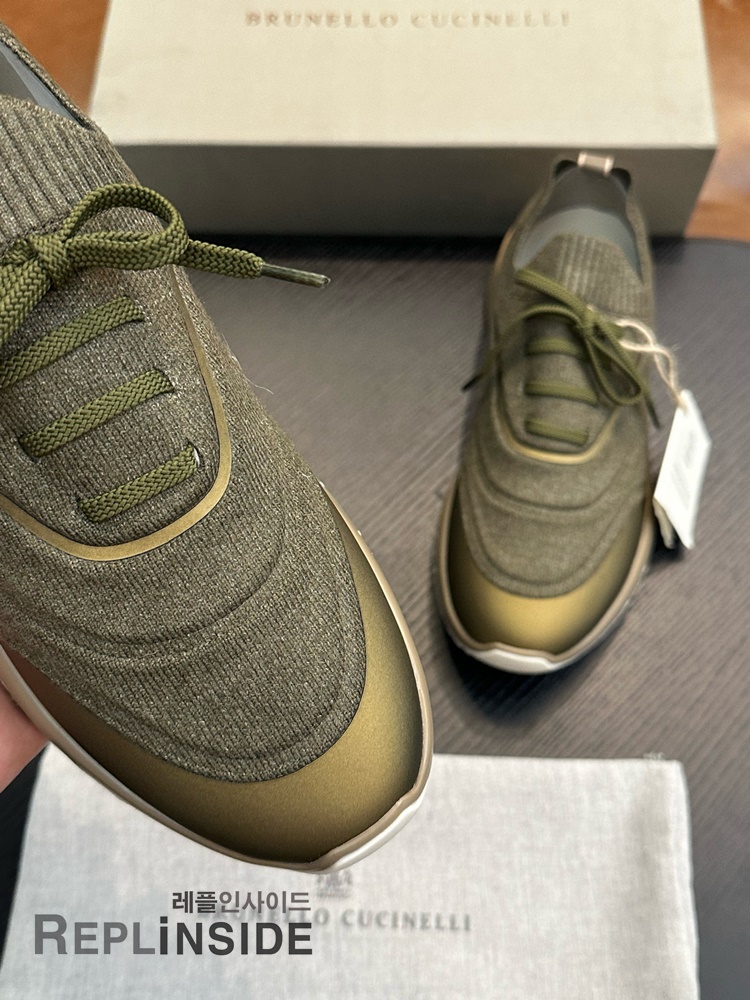 레플리카 명품 [Brunello Cucinelli] 브루넬로 쿠치넬리 스니커즈 남성용 - 밑창 실사