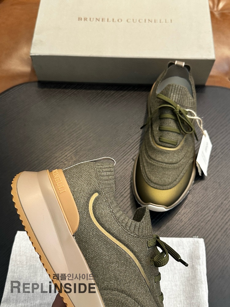 레플리카 명품 [Brunello Cucinelli] 브루넬로 쿠치넬리 스니커즈 남성용 - 박스 실사