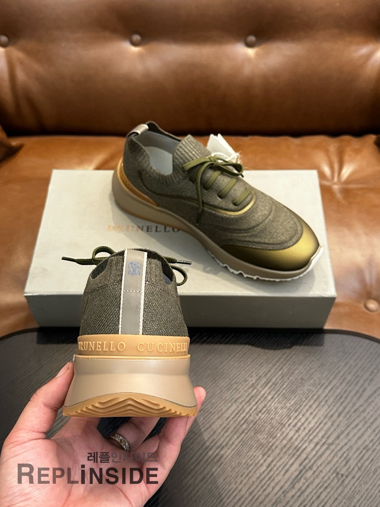 레플리카 명품 [Brunello Cucinelli] 브루넬로 쿠치넬리 스니커즈 남성용 - 택 실사