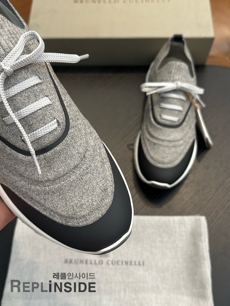 레플리카 명품 [Brunello Cucinelli] 브루넬로 쿠치넬리 스니커즈 남성용 - 밑창 실사