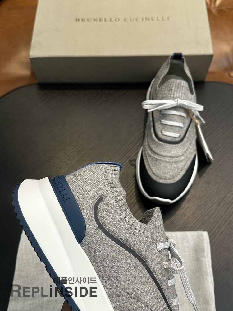 레플리카 명품 [Brunello Cucinelli] 브루넬로 쿠치넬리 스니커즈 남성용 - 박스 실사