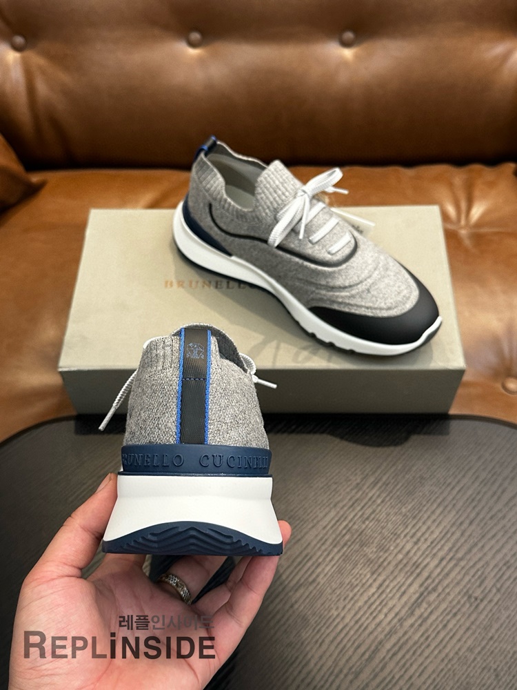 레플리카 명품 [Brunello Cucinelli] 브루넬로 쿠치넬리 스니커즈 남성용 - 택 실사