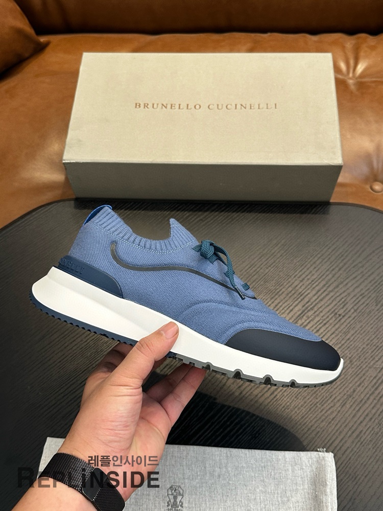 레플리카 명품 [Brunello Cucinelli] 브루넬로 쿠치넬리 스니커즈 남성용 - 앞면 실사