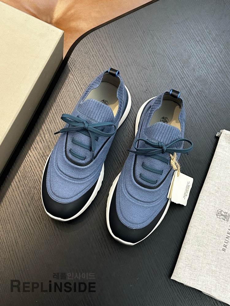 레플리카 명품 [Brunello Cucinelli] 브루넬로 쿠치넬리 스니커즈 남성용 - 뒷면 실사