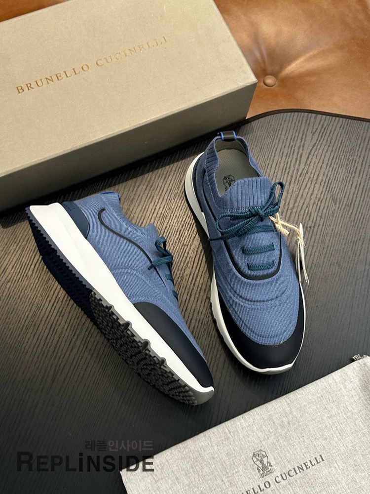 레플리카 명품 [Brunello Cucinelli] 브루넬로 쿠치넬리 스니커즈 남성용 - 로고 실사