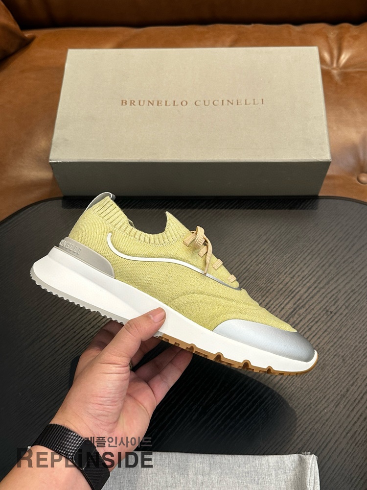 레플리카 명품 [Brunello Cucinelli] 브루넬로 쿠치넬리 스니커즈 남성용 - 앞면 실사