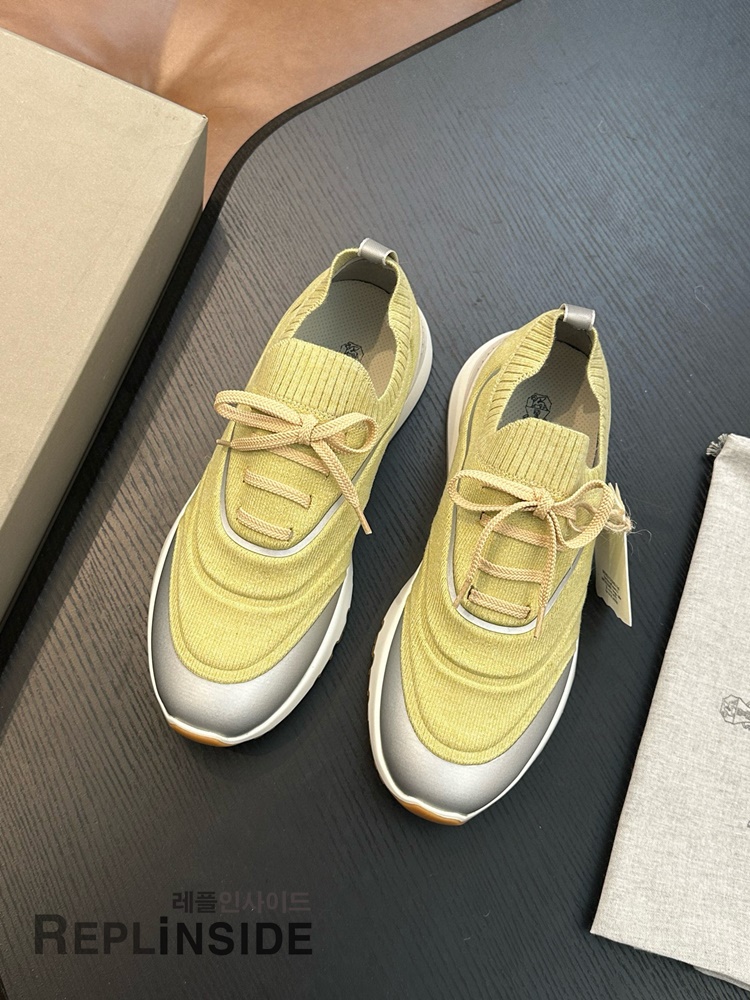 레플리카 명품 [Brunello Cucinelli] 브루넬로 쿠치넬리 스니커즈 남성용 - 뒷면 실사