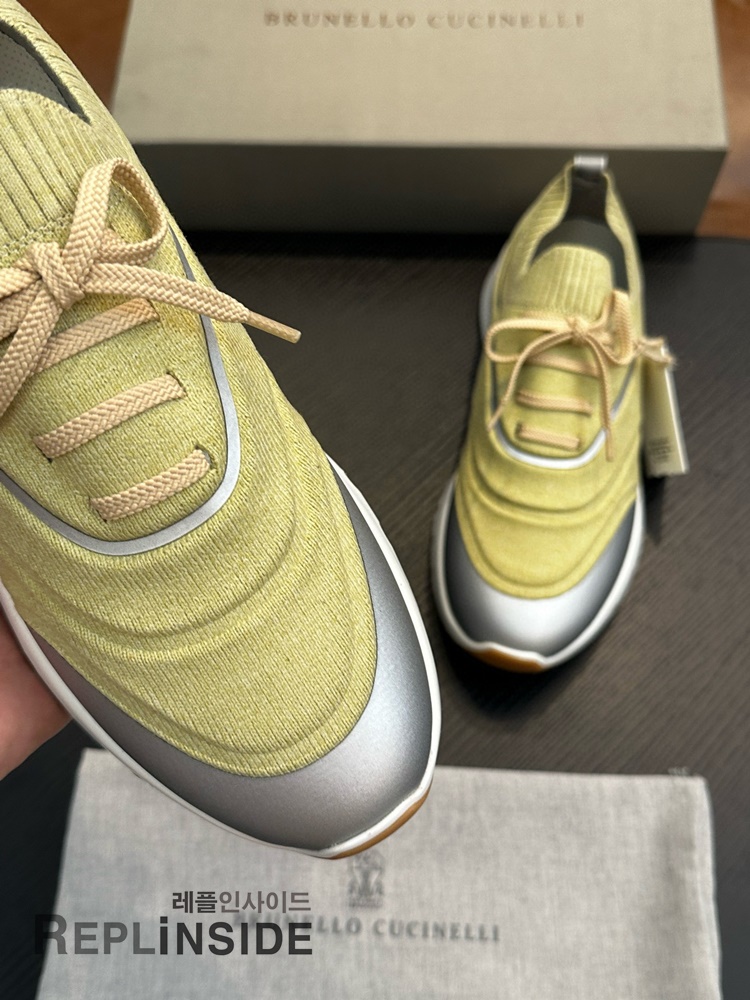 레플리카 명품 [Brunello Cucinelli] 브루넬로 쿠치넬리 스니커즈 남성용 - 밑창 실사