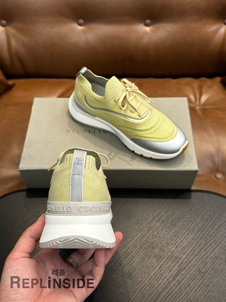레플리카 명품 [Brunello Cucinelli] 브루넬로 쿠치넬리 스니커즈 남성용 - 택 실사
