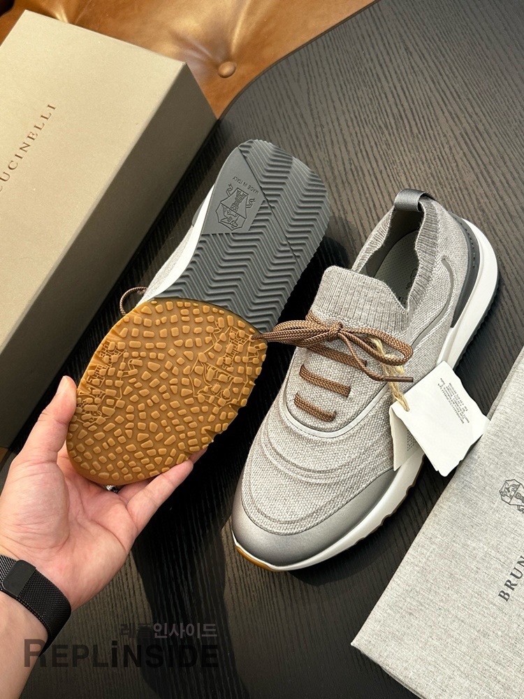레플리카 명품 [Brunello Cucinelli] 브루넬로 쿠치넬리 스니커즈 남성용 - 택 실사