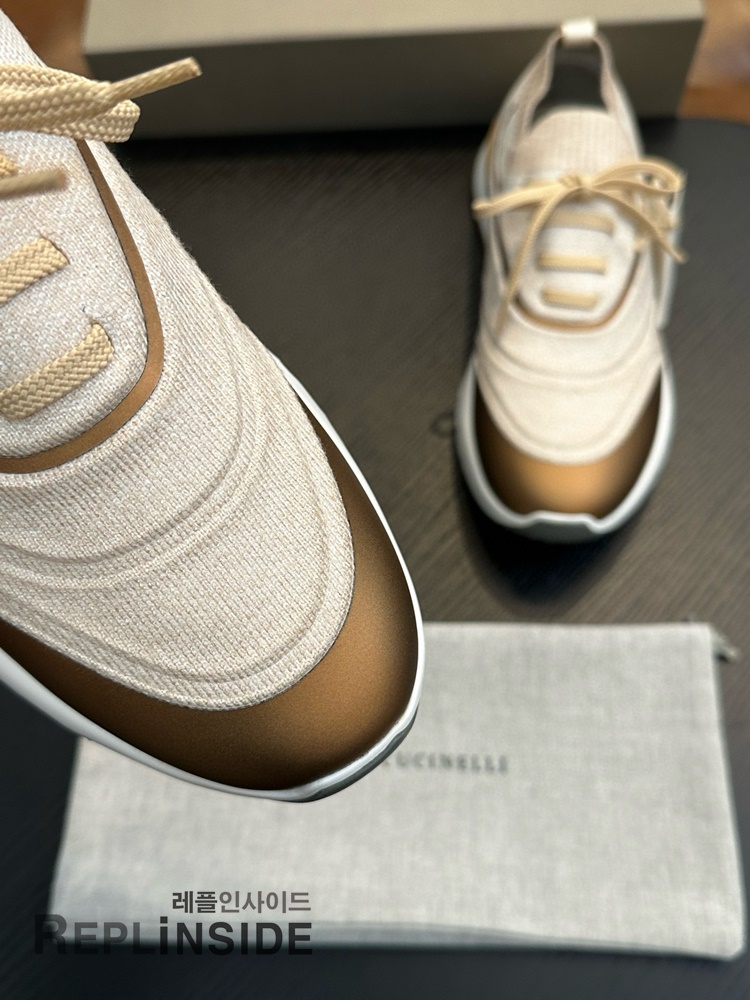 레플리카 명품 [Brunello Cucinelli] 브루넬로 쿠치넬리 스니커즈 남성용 - 인솔 실사
