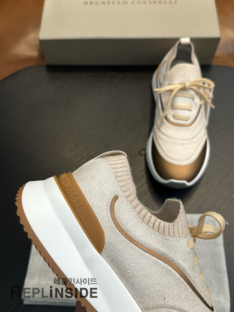 레플리카 명품 [Brunello Cucinelli] 브루넬로 쿠치넬리 스니커즈 남성용 - 밑창 실사