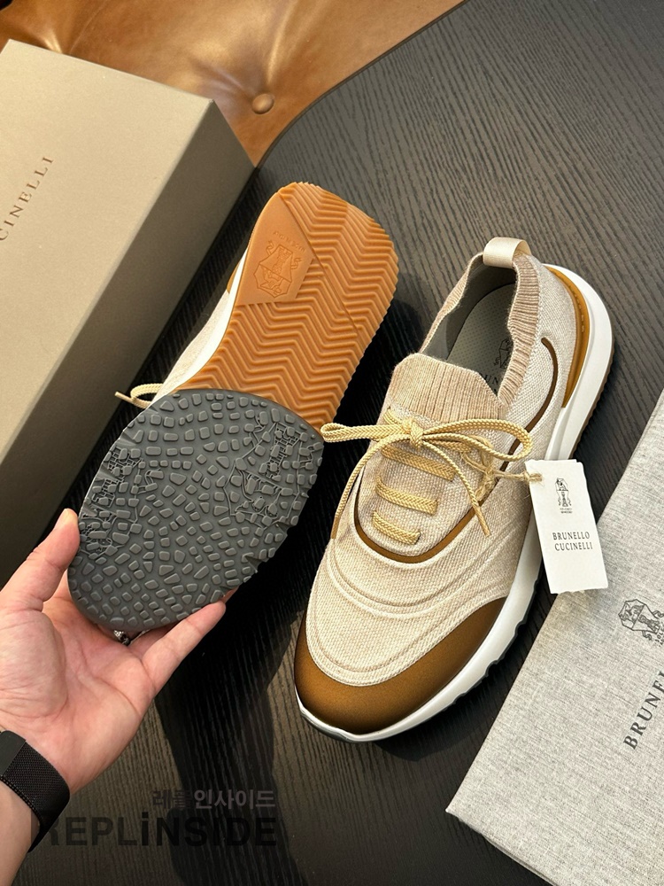 레플리카 명품 [Brunello Cucinelli] 브루넬로 쿠치넬리 스니커즈 남성용 - 택 실사