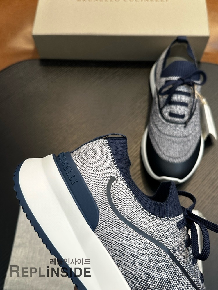 레플리카 명품 [Brunello Cucinelli] 브루넬로 쿠치넬리 스니커즈 남성용 - 밑창 실사