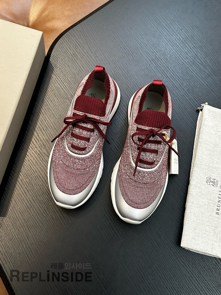 레플리카 명품 [Brunello Cucinelli] 브루넬로 쿠치넬리 스니커즈 남성용 - 옆면 실사