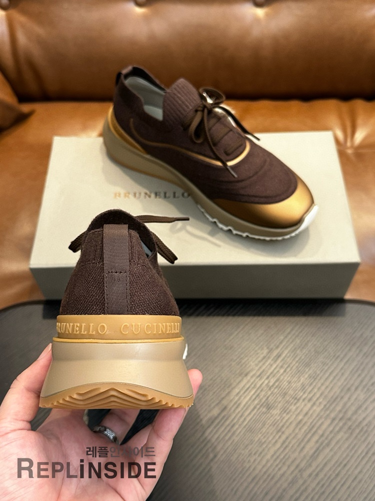 레플리카 명품 [Brunello Cucinelli] 브루넬로 쿠치넬리 스니커즈 남성용 - 택 실사