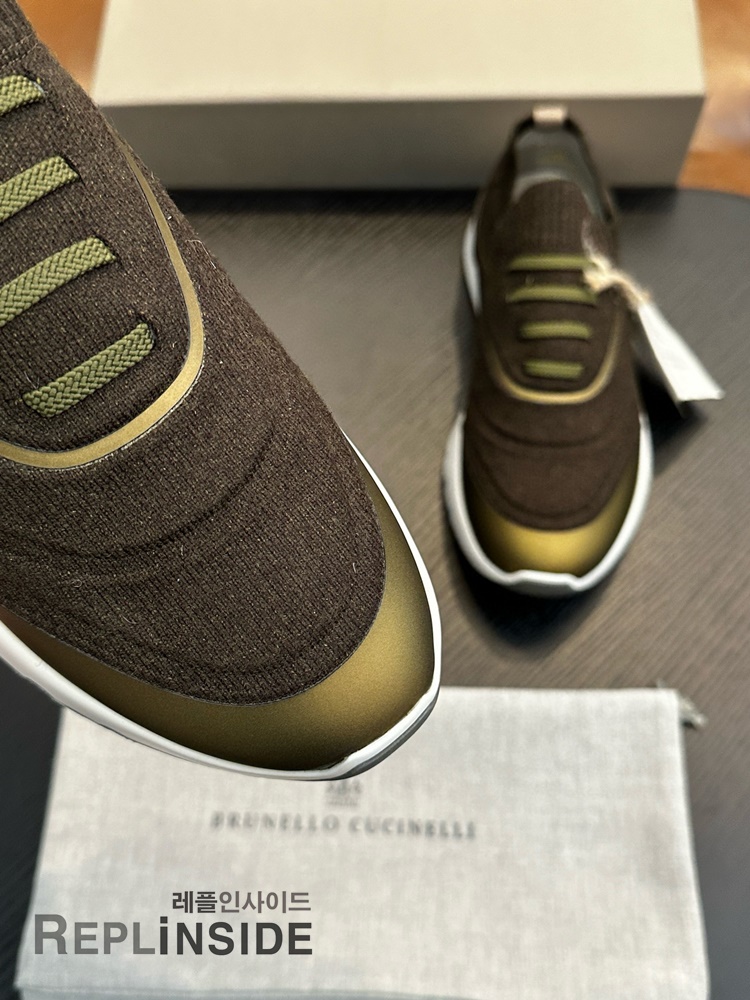 레플리카 명품 [Brunello Cucinelli] 브루넬로 쿠치넬리 스니커즈 남성용 - 밑창 실사