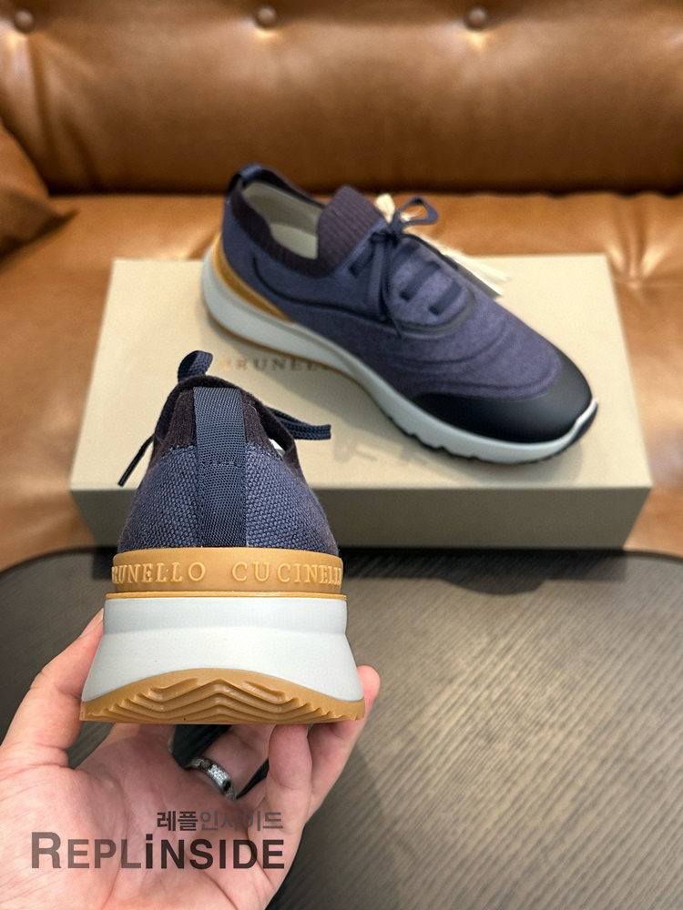 레플리카 명품 [Brunello Cucinelli] 브루넬로 쿠치넬리 스니커즈 남성용 - 택 실사