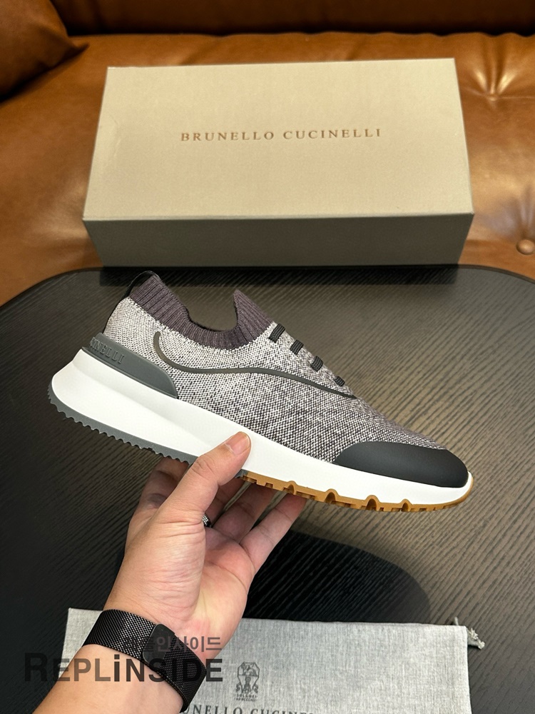 레플리카 명품 [Brunello Cucinelli] 브루넬로 쿠치넬리 스니커즈 남성용 - 앞면 실사