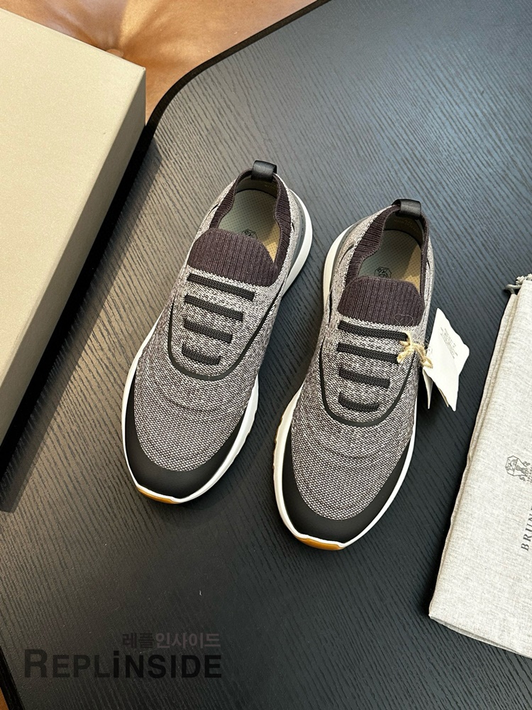 레플리카 명품 [Brunello Cucinelli] 브루넬로 쿠치넬리 스니커즈 남성용 - 뒷면 실사