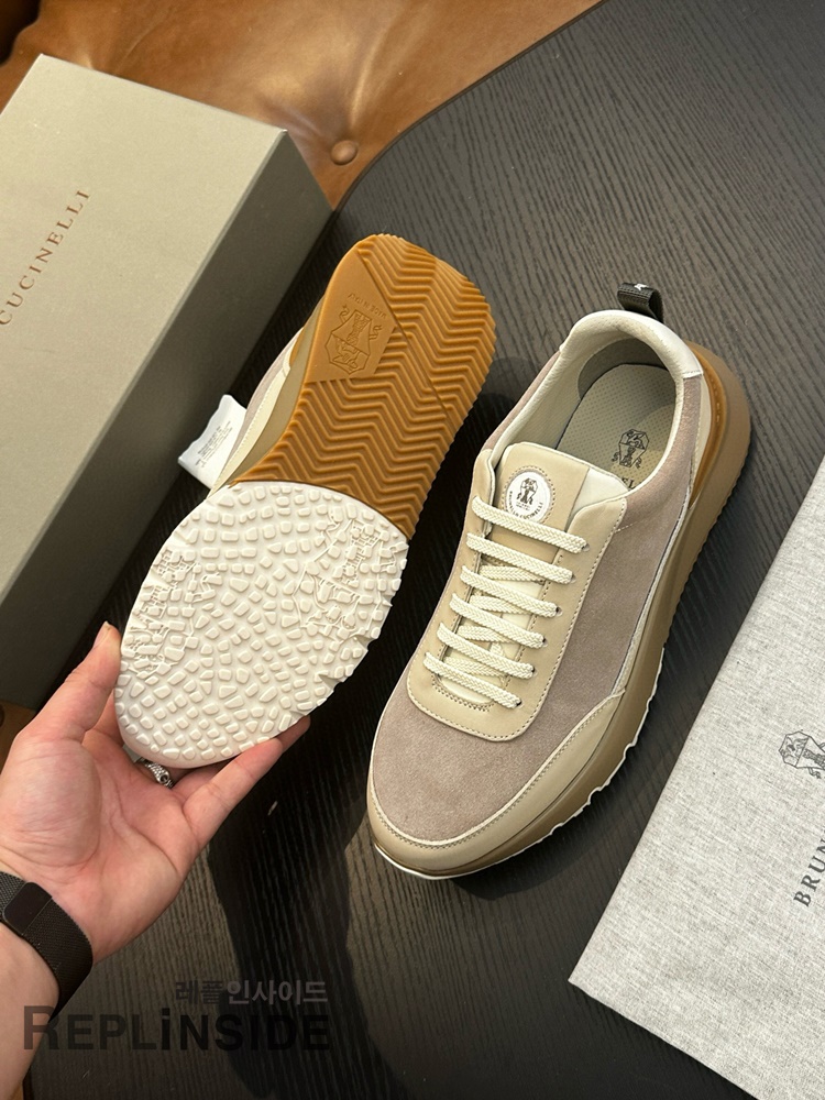 레플리카 명품 [Brunello Cucinelli] 브루넬로 쿠치넬리 스니커즈 남성용 - 택 실사