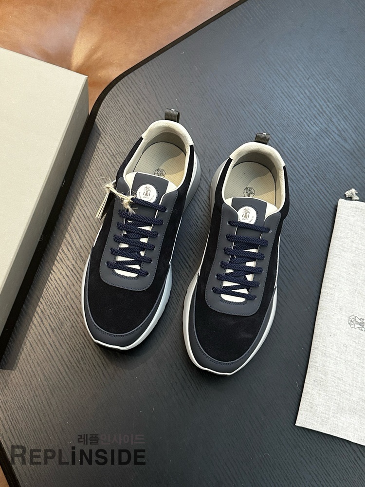 레플리카 명품 [Brunello Cucinelli] 브루넬로 쿠치넬리 스니커즈 남성용 - 뒷면 실사