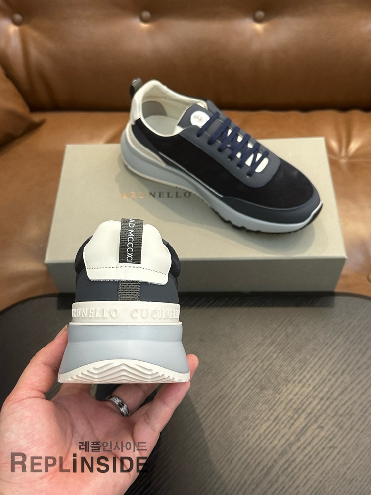 레플리카 명품 [Brunello Cucinelli] 브루넬로 쿠치넬리 스니커즈 남성용 - 택 실사