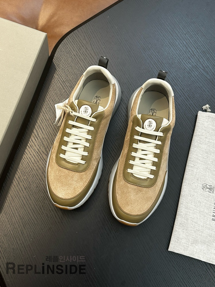 레플리카 명품 [Brunello Cucinelli] 브루넬로 쿠치넬리 스니커즈 남성용 - 뒷면 실사