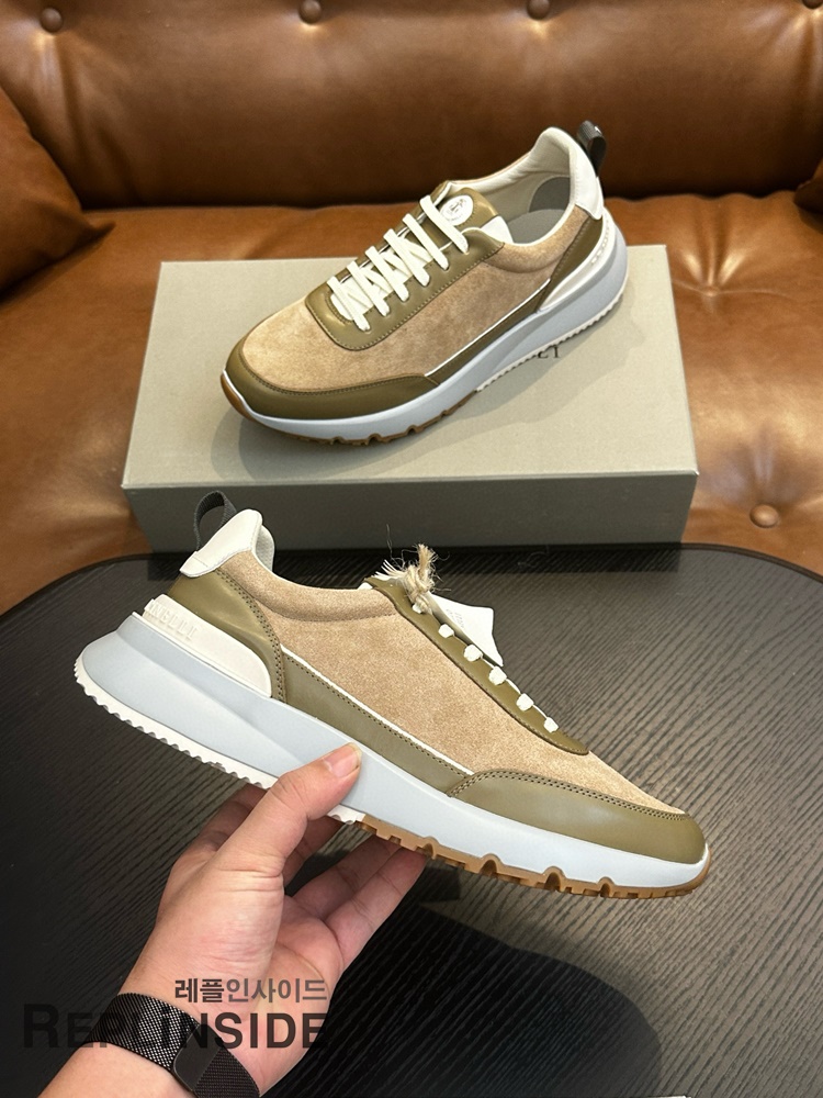 레플리카 명품 [Brunello Cucinelli] 브루넬로 쿠치넬리 스니커즈 남성용 - 인솔 실사